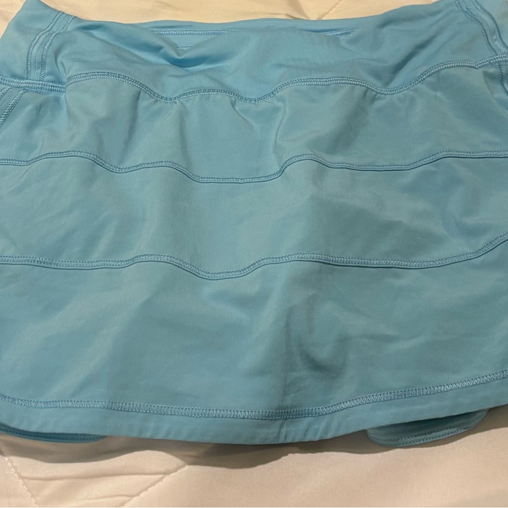 Lululemon Pace Rival skirt size 4 chambray blue - Picture 4 of 4